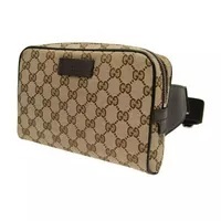 [S] GUCCI GG MONOGRAM BUM BAG,KHAKI, 449174KY9KN-9886 (SGC44)