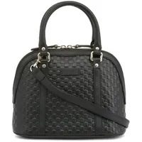 [S] GUCCI MICRO GUCCISSIMA DOME CROSSBODY,BLACK, 449654BMJ1G-1000907401870 (SGC45)