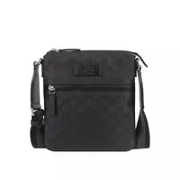[S] GUCCI GG MONOGRAM SLING BAG,BLACK, 449183G1XHN-8615 (SGC51)