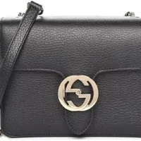 [S] GUCCI SMALL CONVERTIBLE HANDBAG,BLACK, 510304CA00G-1000808086939 (SGC54)