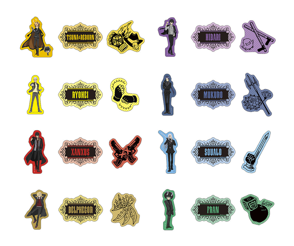 「ACG.GO」「預購」家庭教師HITMAN REBORN! 貼紙Collection Black Suit Ver.