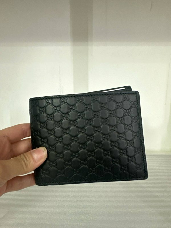[S] GUCCI MICROGUCCISSIMA SOFT/MARGAUX GG LEATHER WALLET, BLACK, 333042BMJ1N-1000 (SGC55)