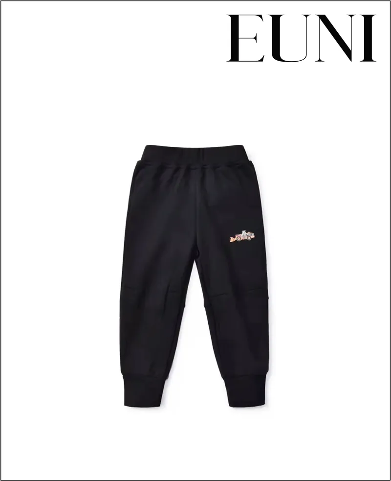 可愛工程車休閒褲