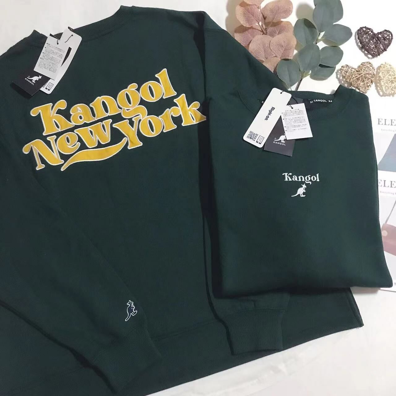 🇯🇵日本代購刺繡款KANGOL BACK PRINT SWEATSHIRT