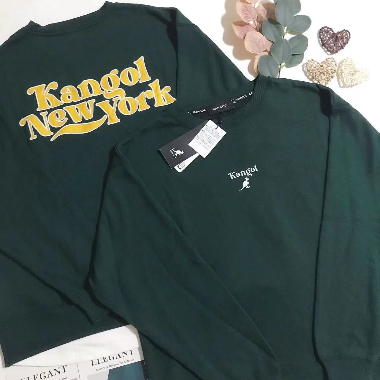 🇯🇵日本代購刺繡款KANGOL BACK PRINT SWEATSHIRT