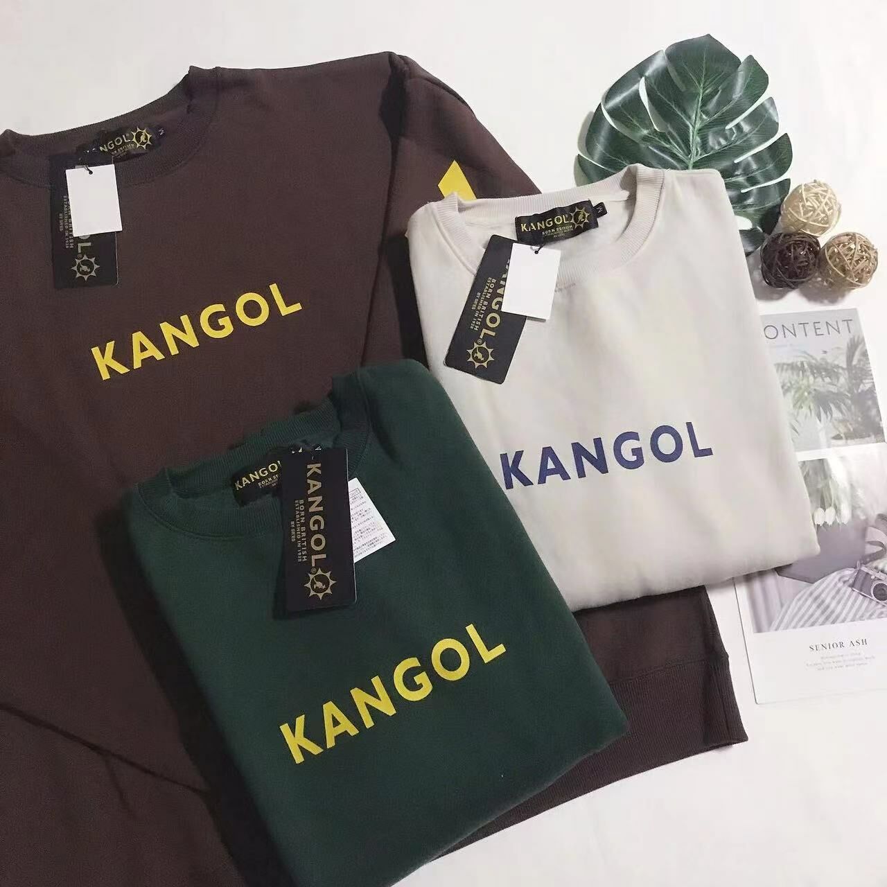 🇯🇵日本代購款 KANGOL BACK PRINT SWEATSHIRT