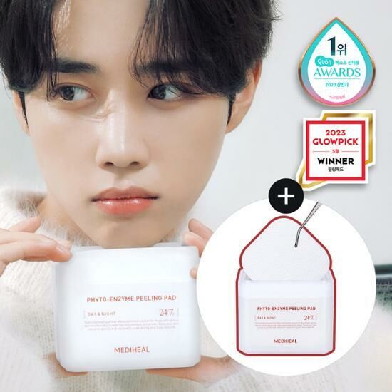 [01/08 - 28/08] Mediheal Phyto-Enzyme Peeling Pad [90PCS] [Olive Young Double Planning Set]