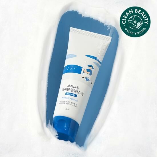 Round Lab For Men Birch Juice Shaving Cleansing Foam 120ml