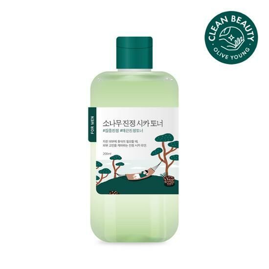 Round Lab For Men Pine Tree Soothing CICA Toner 200ml
