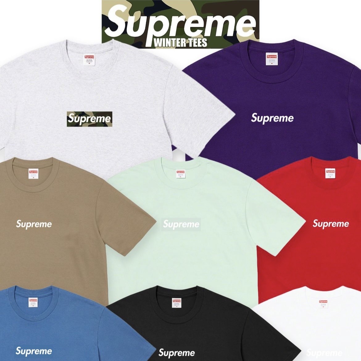 SUPREME 23FW BOX LOGO TEE 短袖