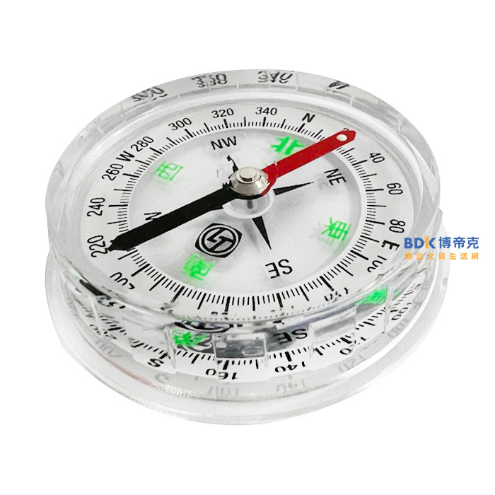 旻新文具 雷鳥牌 水晶指北針 LT-4504