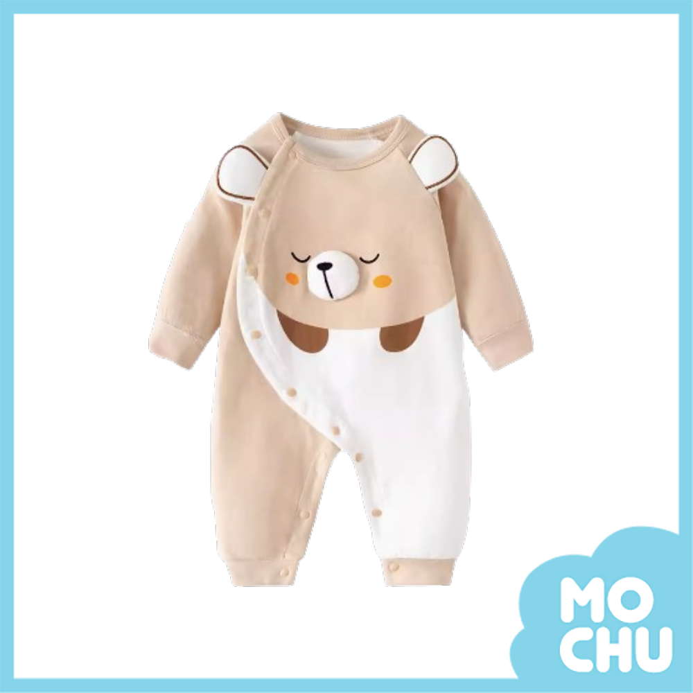 睡覺小咖熊長袖連身衣