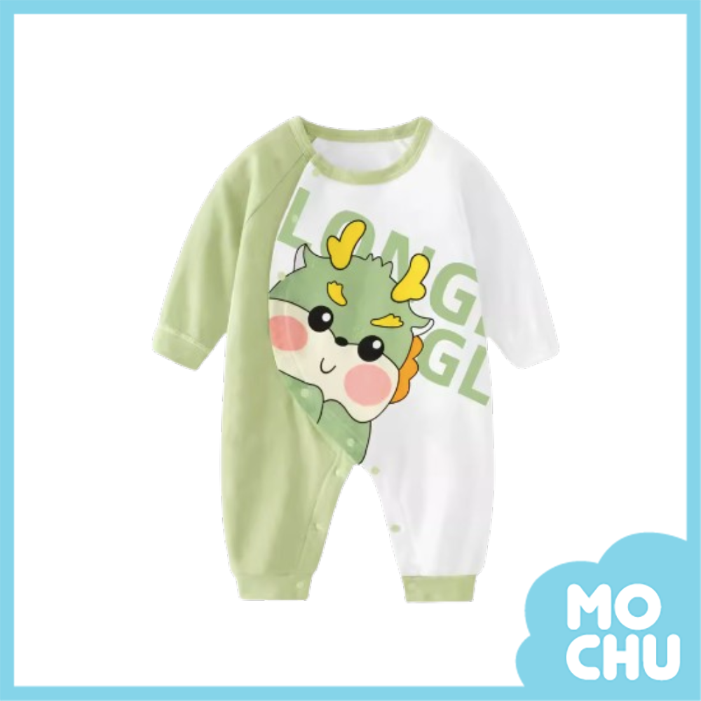 英文龍龍長袖連身衣