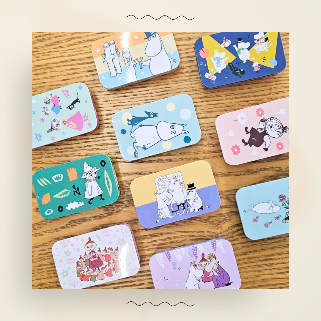 台湾 ムーミン公式 | 楽しい谷 ブリキ缶メモ - 10種から選べる