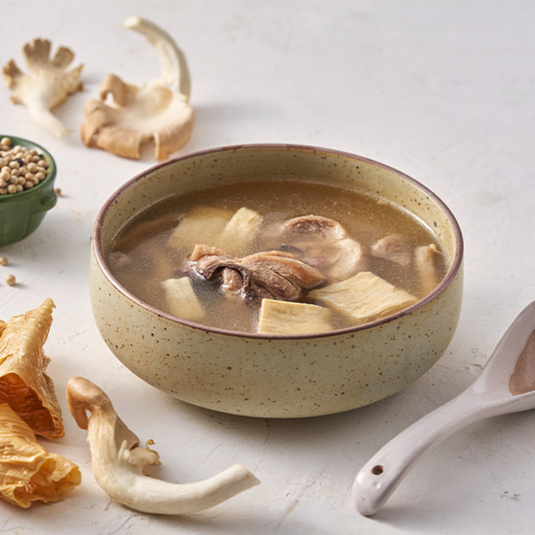 桂冠營養研究室-腐竹鮮菇雞湯