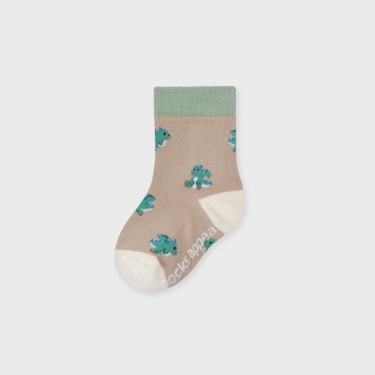 韓國 socks appeal® 小飛龍寶寶襪 奶茶