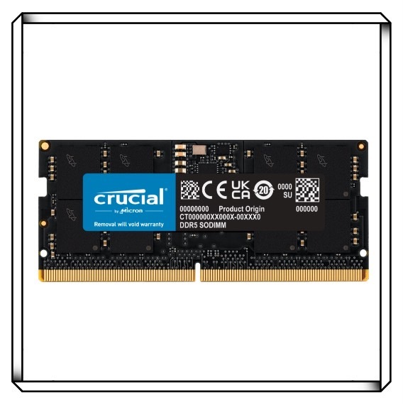 Crucial 美光 DDR5 5600 16GB / 32GB NB RAM 筆記型記憶體