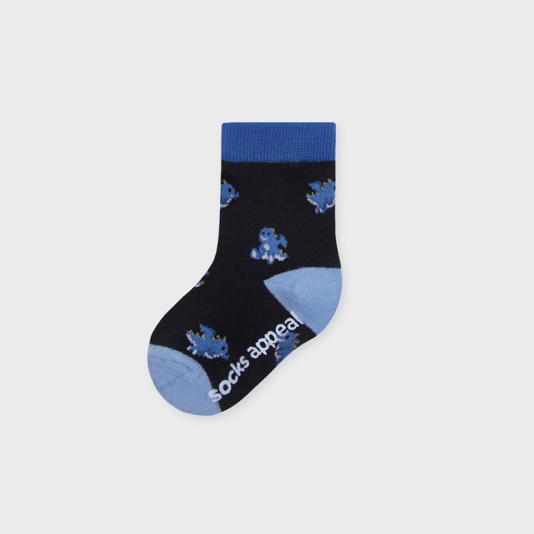 韓國 socks appeal® 小飛龍寶寶襪 海軍藍