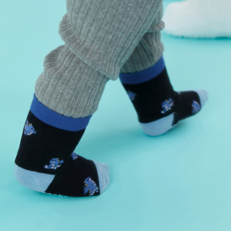 韓國 socks appeal® 小飛龍寶寶襪 海軍藍