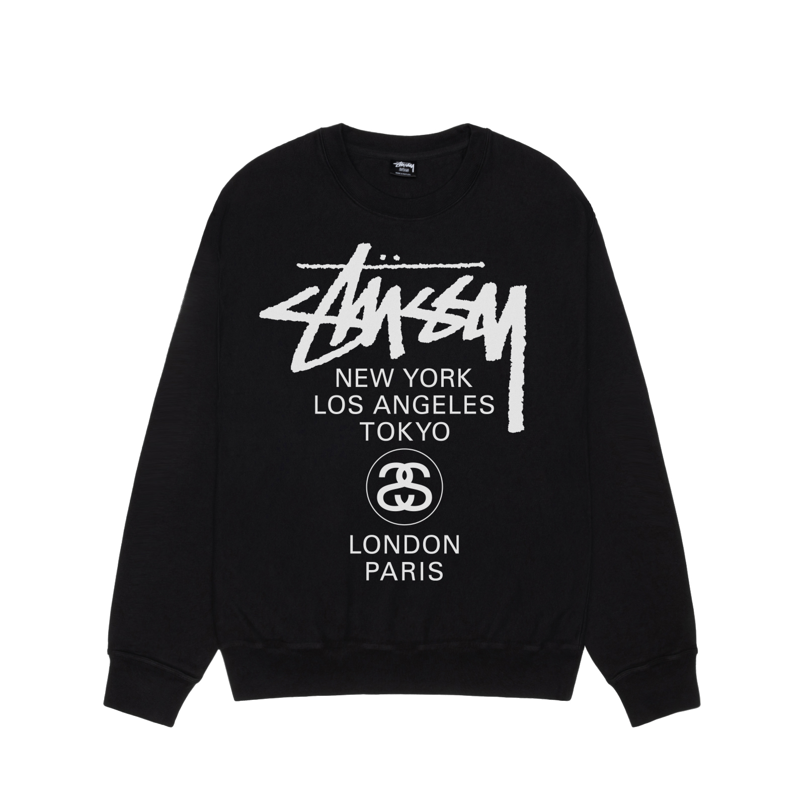 車庫服飾】Stussy WORLD TOUR CREW / 大學T