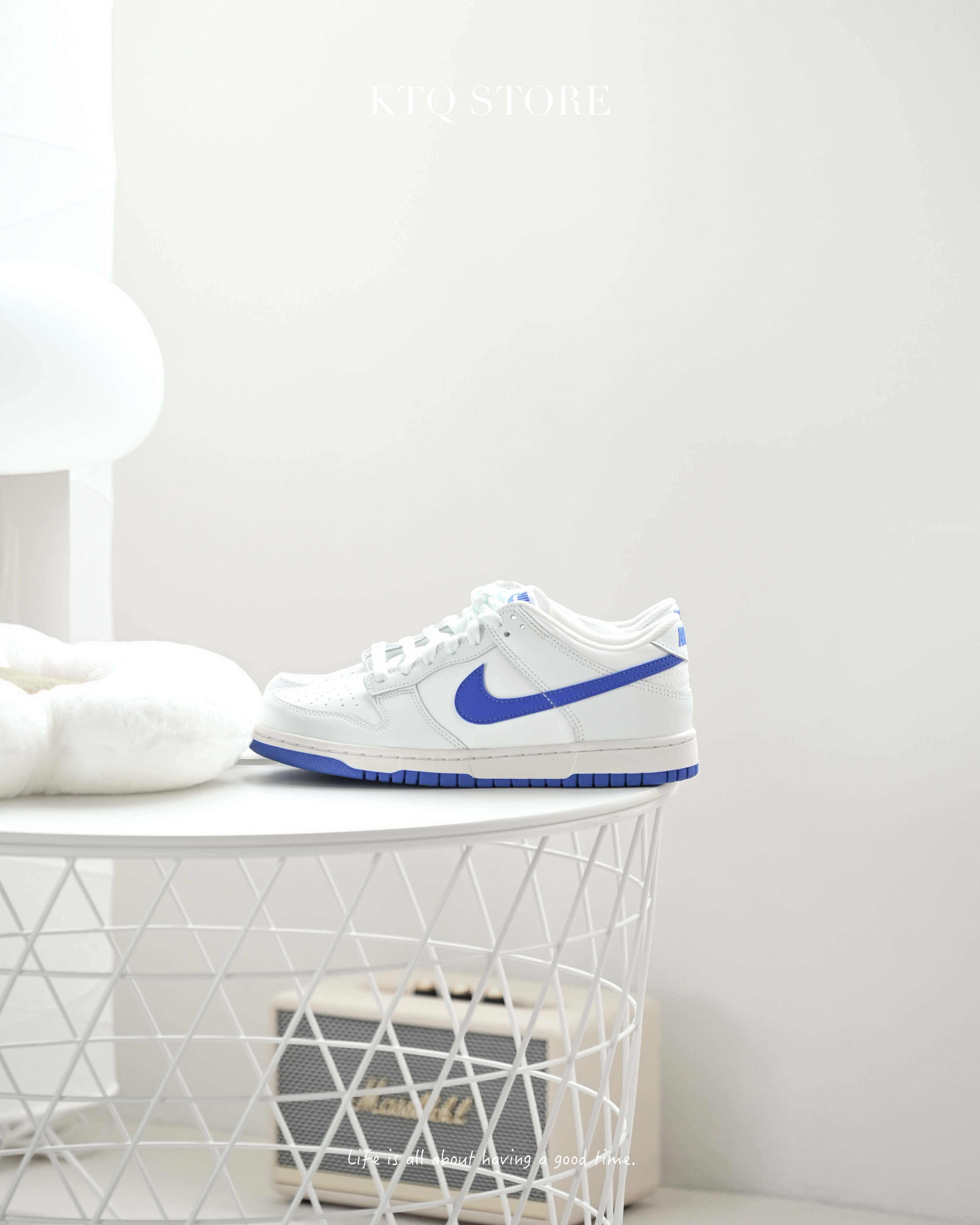 KTQ STORE ‧ Nike Dunk Low 白 藍 寶藍 奶油白  GS DH9765-105