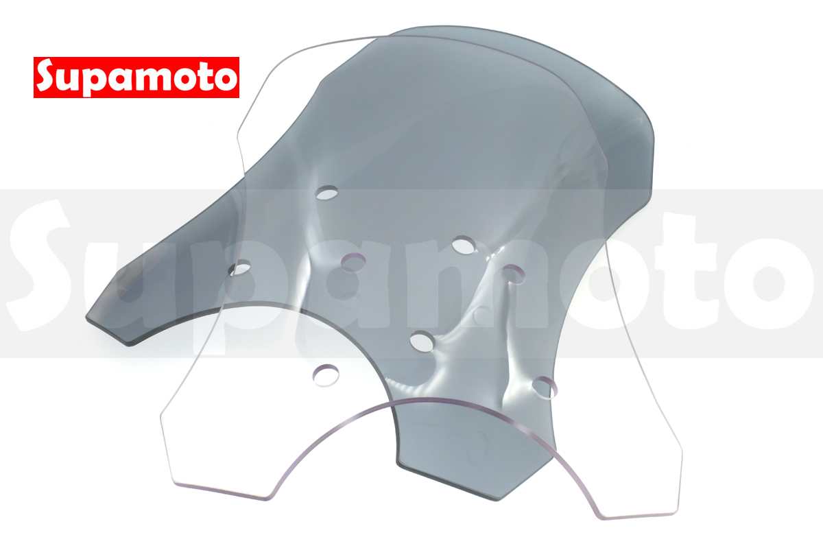 -Supamoto- 加高擋風鏡—REBEL500專用 (燻黑/透明/風鏡/通用/導航架/HONDA/機車改裝)
