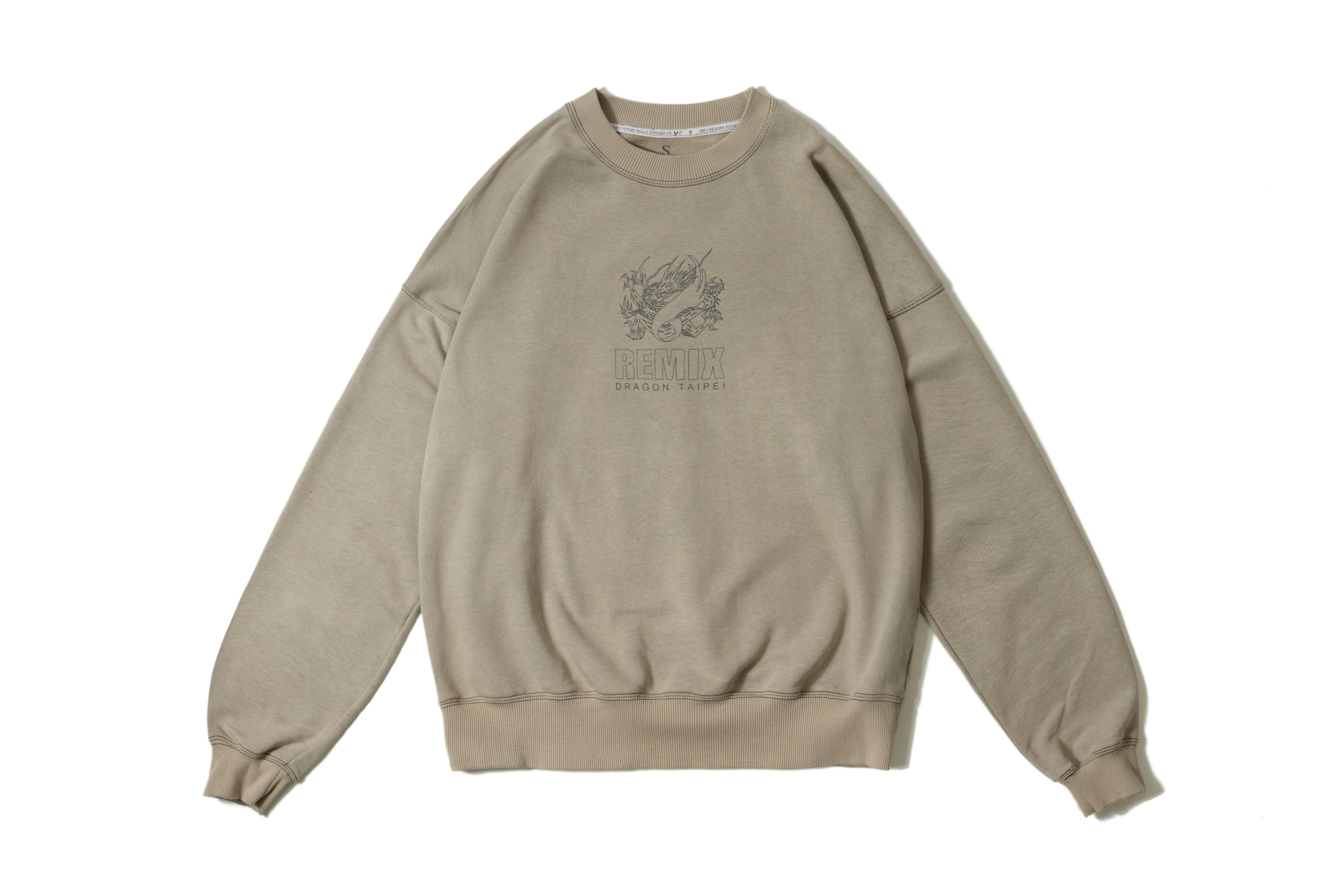REMIX "Taipei Dragon Sweatshirt by @yehfa" (Sand)