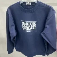 [S] MARITHE CLASSIC LOGO SWEATSHIRT,NAVY, 1MG23CSW101NVY (SMR28)