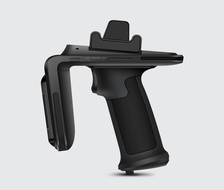 APC R6000 UHF RFID Sled Reader 功能槍柄 connect with iphone, Android phone, PDA