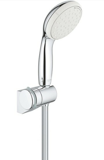 Grohe Tampesta 100 蓮蓬頭組｜圓形｜附軟管、可調式支架