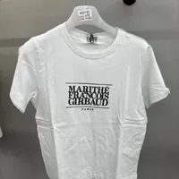 [S] MARITHE W CLASSIC LOGO TEE,WHTE, 0MG22STS104WHT (SMR31)