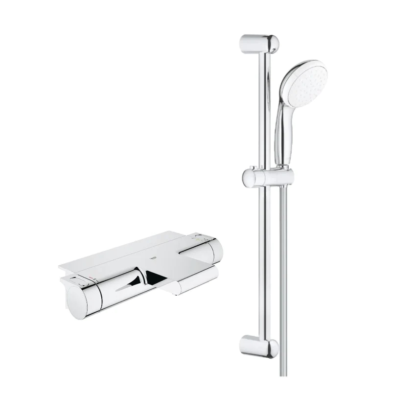 Grohe 2000 ｜檯面瀑布龍頭 - 浴杆組｜雙出水