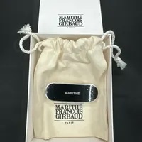 [S] MARITHE REGULAR LOGO METAL HAIR PIN,BLACK, 1MG23FAC107BLKOS (SMR42)