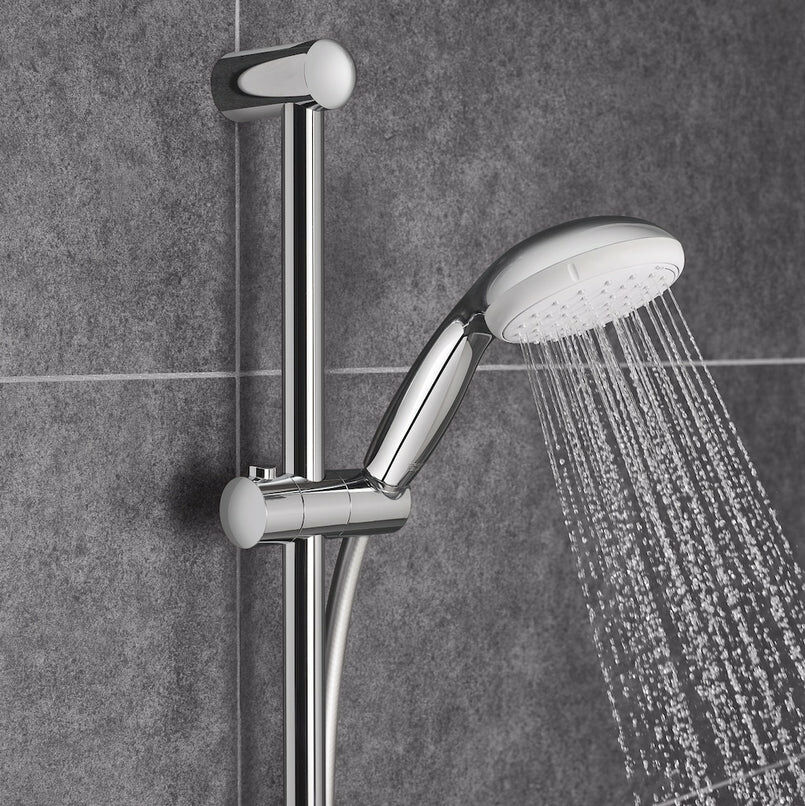 Grohe New Tempesta100｜二段出水｜蓮蓬頭浴杆60公分組