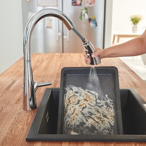 Grohe Zedra 廚房龍頭｜伸縮廚房龍頭