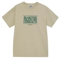 [S] MARITHE CLASSIC LOGO TEE,KHAKI BEIGE, 1MG23STS101KBGS (SMR54)