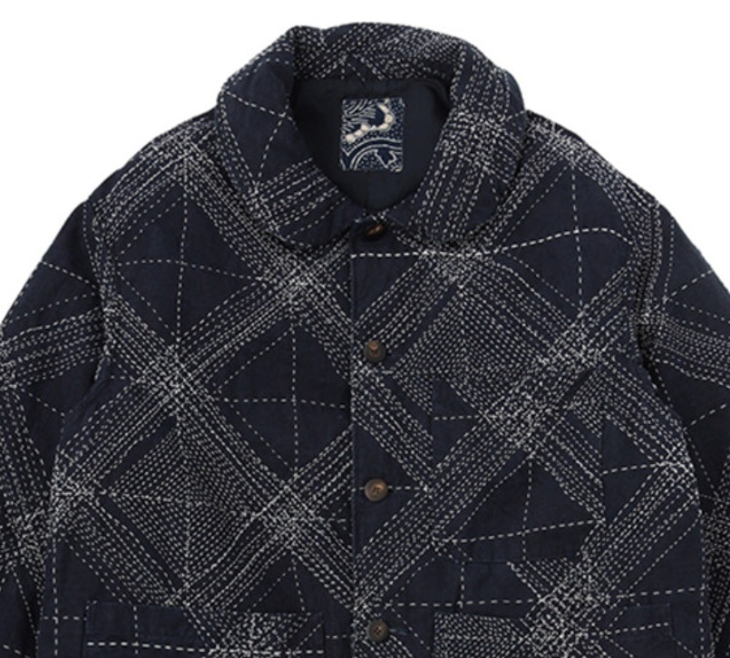 🔥LAST PCS: VISVIM ICT NEVERLAND DOWN JKT SASHIKO - DK.INDIGO SIZE 1 PRE ORDER ITEM (預訂中)