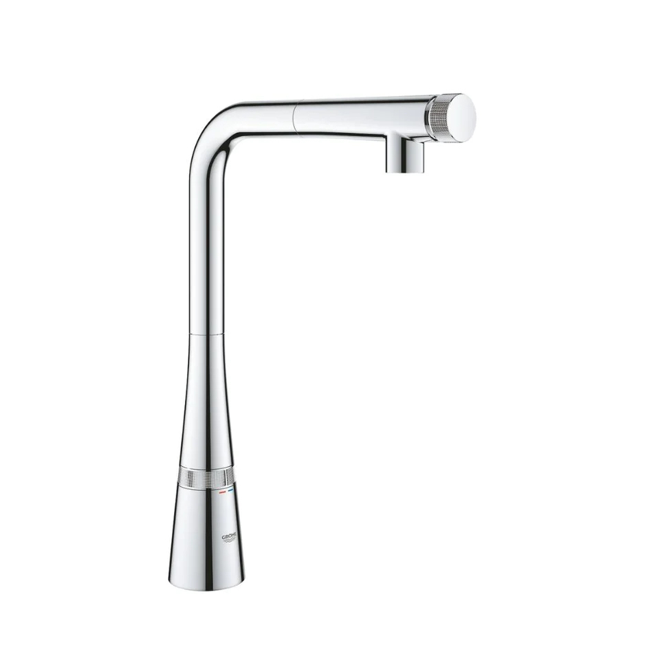 Grohe Zedra Smartcontrol 智慧型按鍵式廚房水龍頭｜可伸縮