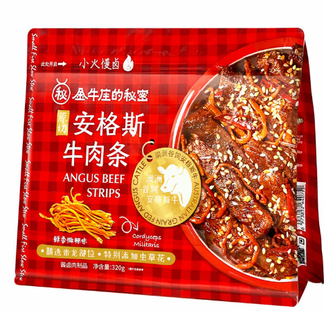 金牛座的秘密 原切安格斯牛肉條（鮮香微辣味）