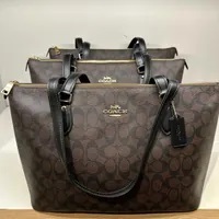 [S] COACH CH504 SIGNATURE TOTE,IM/BROWN/BLACK, 195031871597 (SCO678)