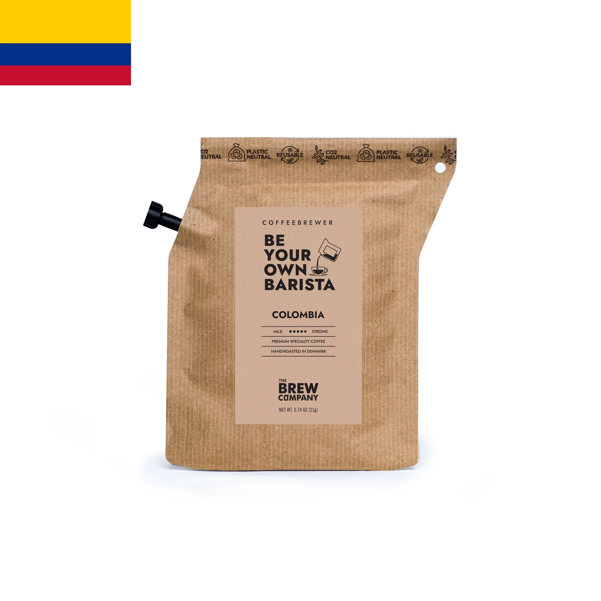Grower's Cup Coffeebrewer - 便攜式手沖咖啡包（Colombia 哥倫比亞）