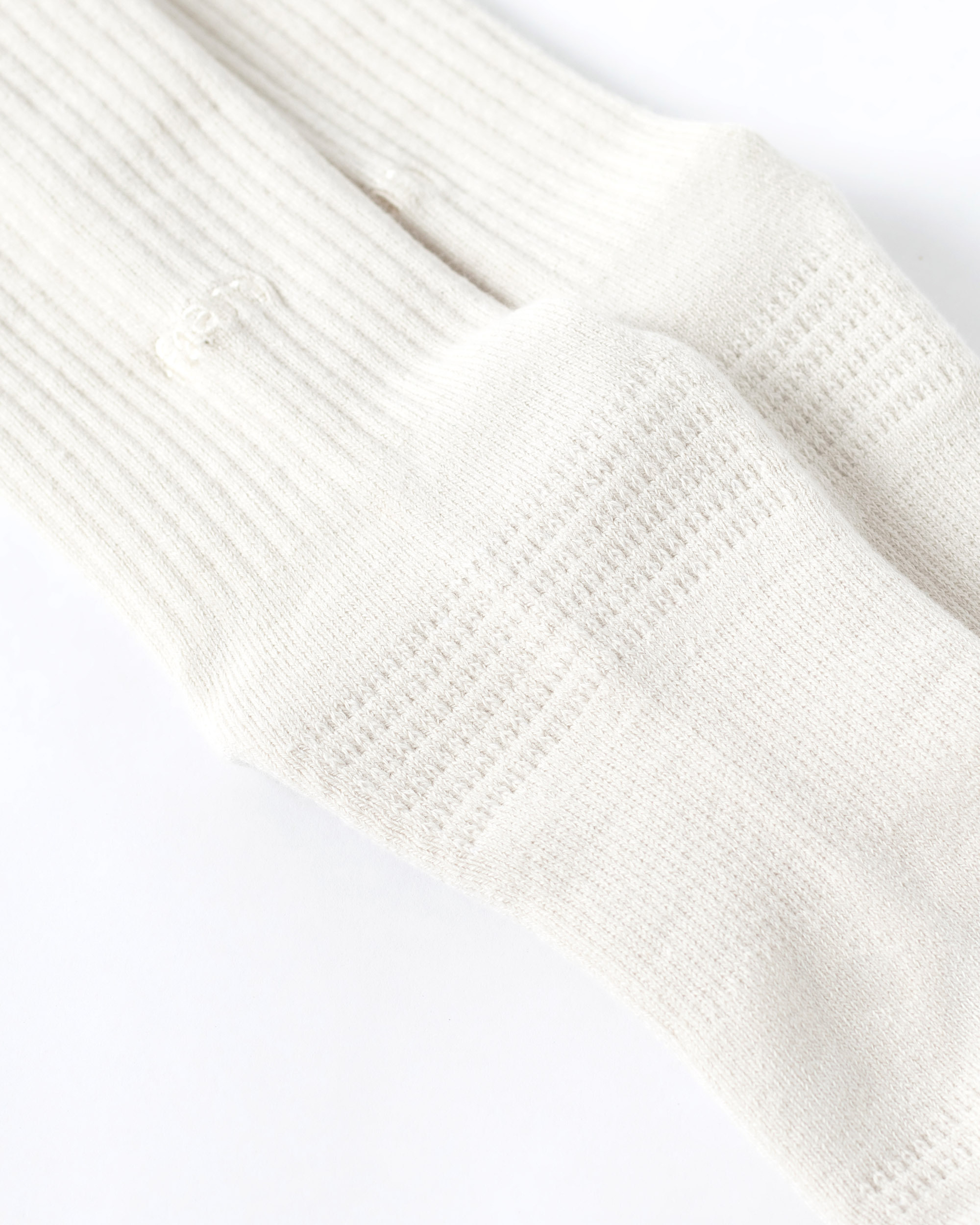 faam / ESSENTIAL CREW 石杏 - 素面單色針織高筒襪