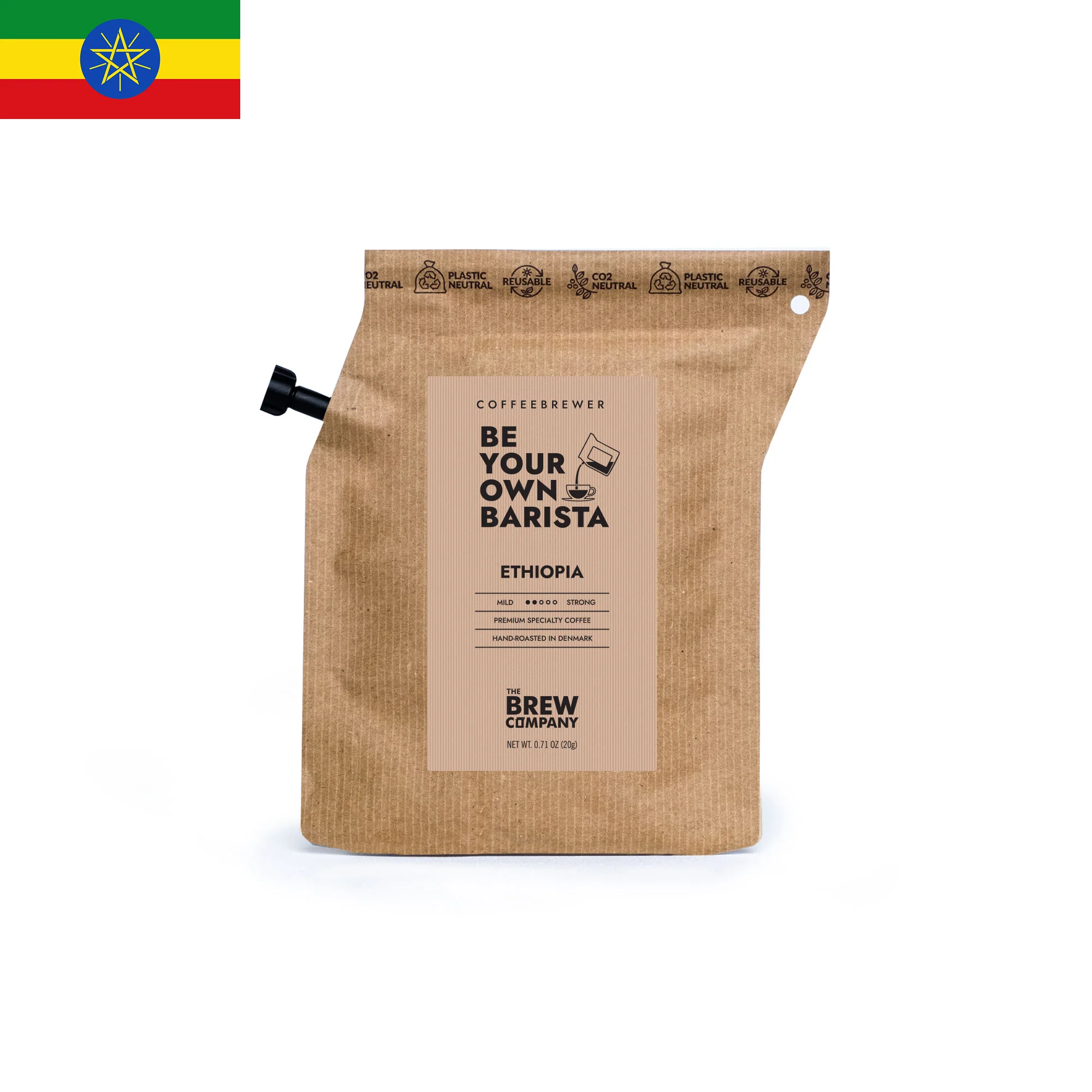 Grower's Cup Coffeebrewer - 便攜式手沖咖啡包（Ethiopia 埃塞俄比亞）