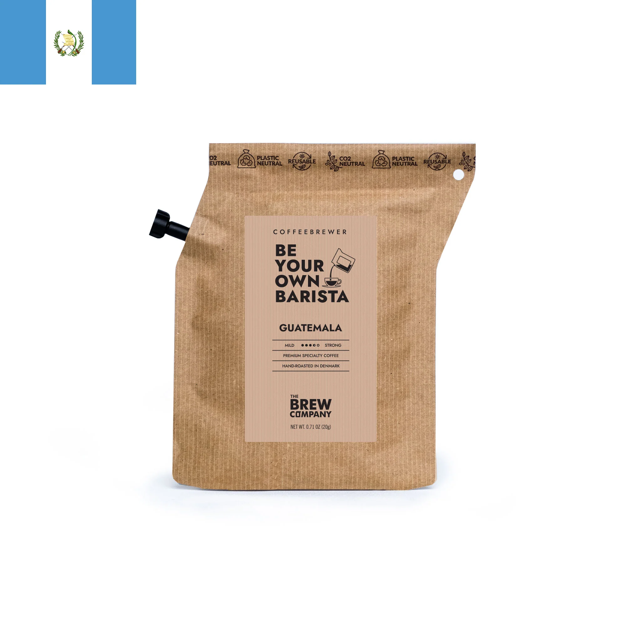 Grower's Cup Coffeebrewer - 便攜式手沖咖啡包（Guatemala 危地馬拉）