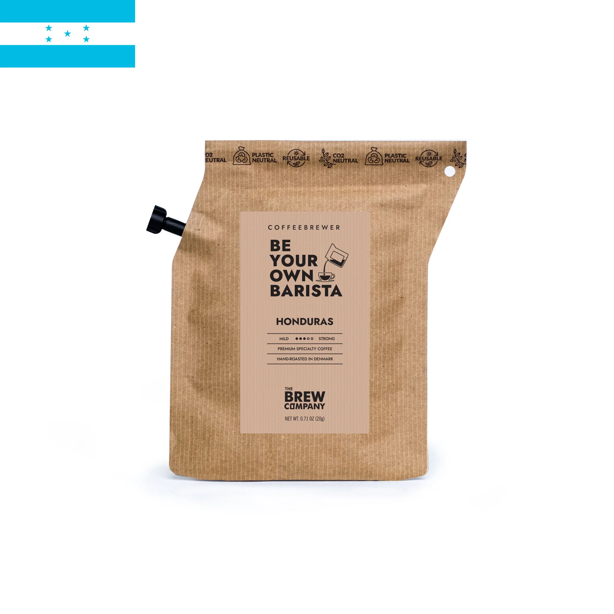 Grower's Cup Coffeebrewer - 便攜式手沖咖啡包（Honduras 洪都拉斯）