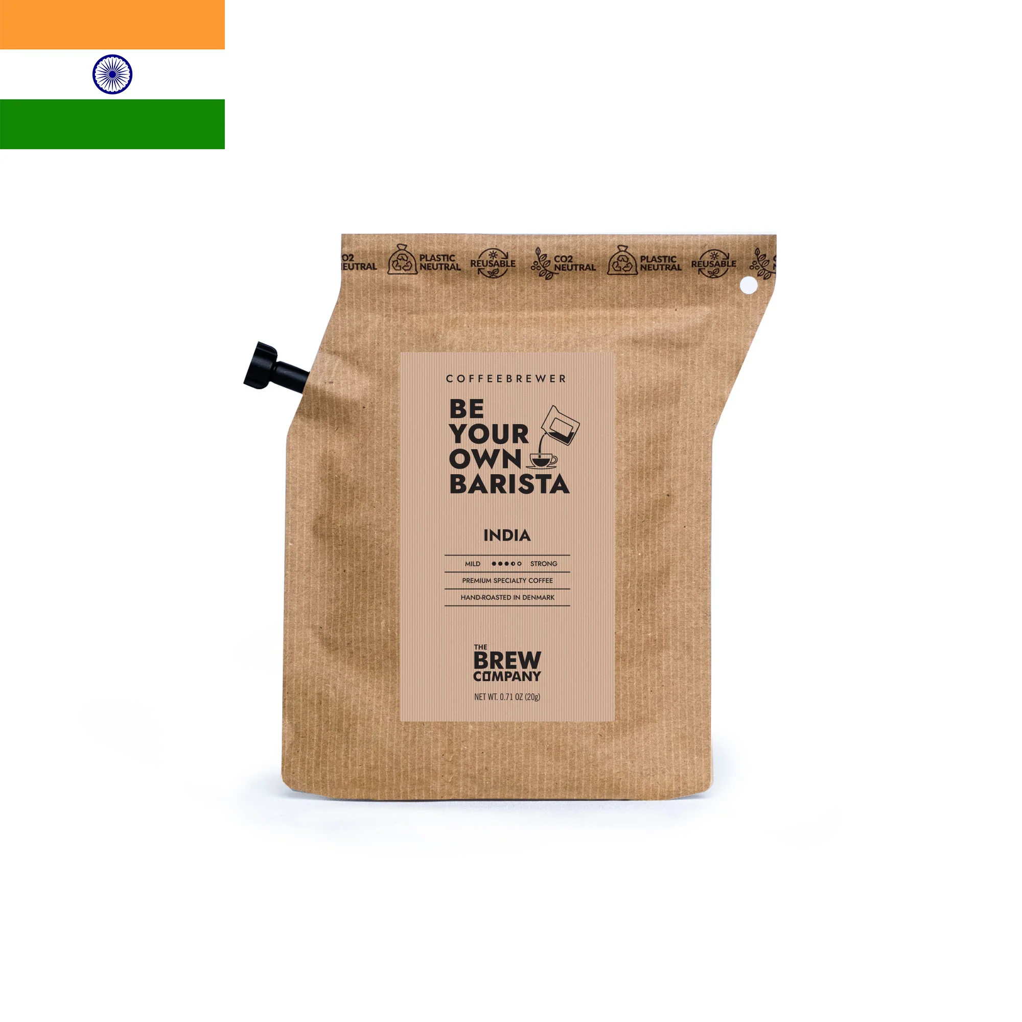 Grower's Cup Coffeebrewer - 便攜式手沖咖啡包（India 印度）