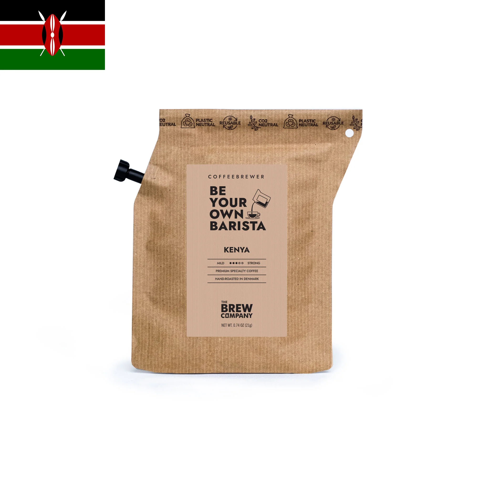 Grower's Cup Coffeebrewer - 便攜式手沖咖啡包（Kenya 肯尼亞）