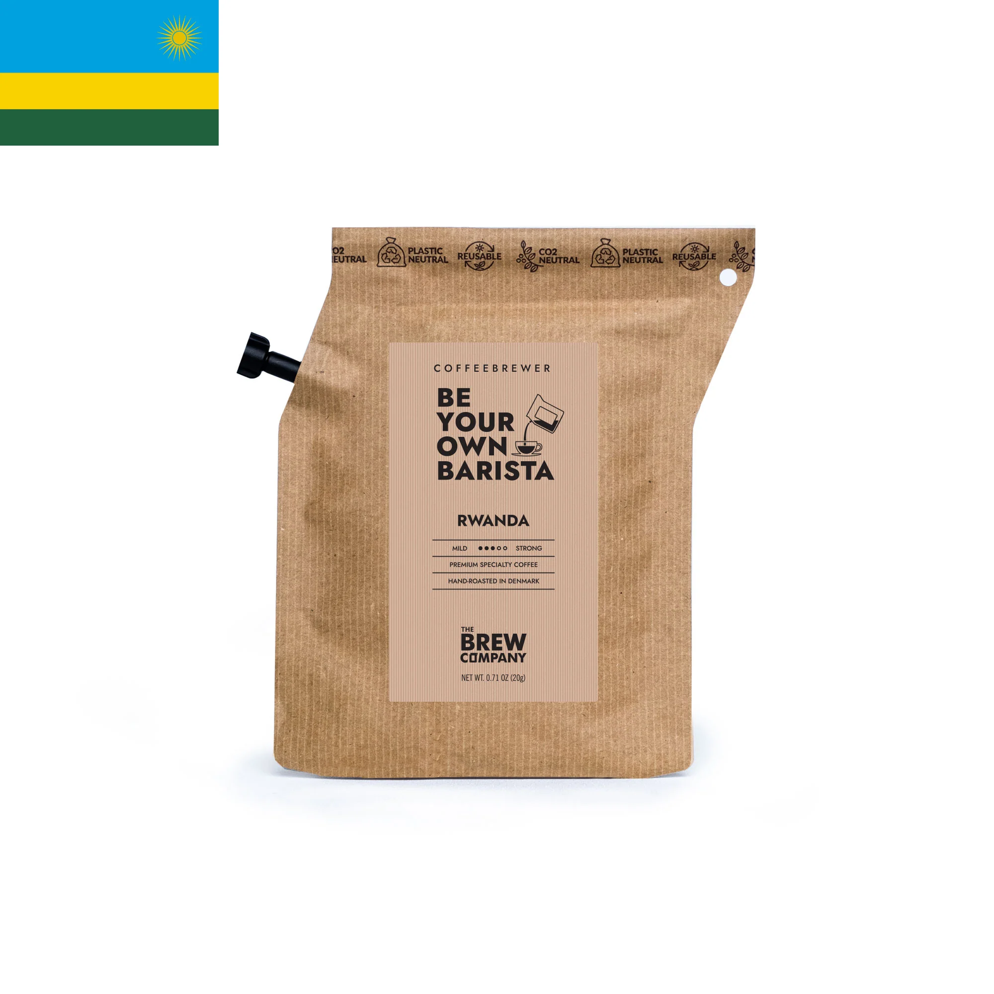 Grower's Cup Coffeebrewer - 便攜式手沖咖啡包（Rwanda 盧旺達）