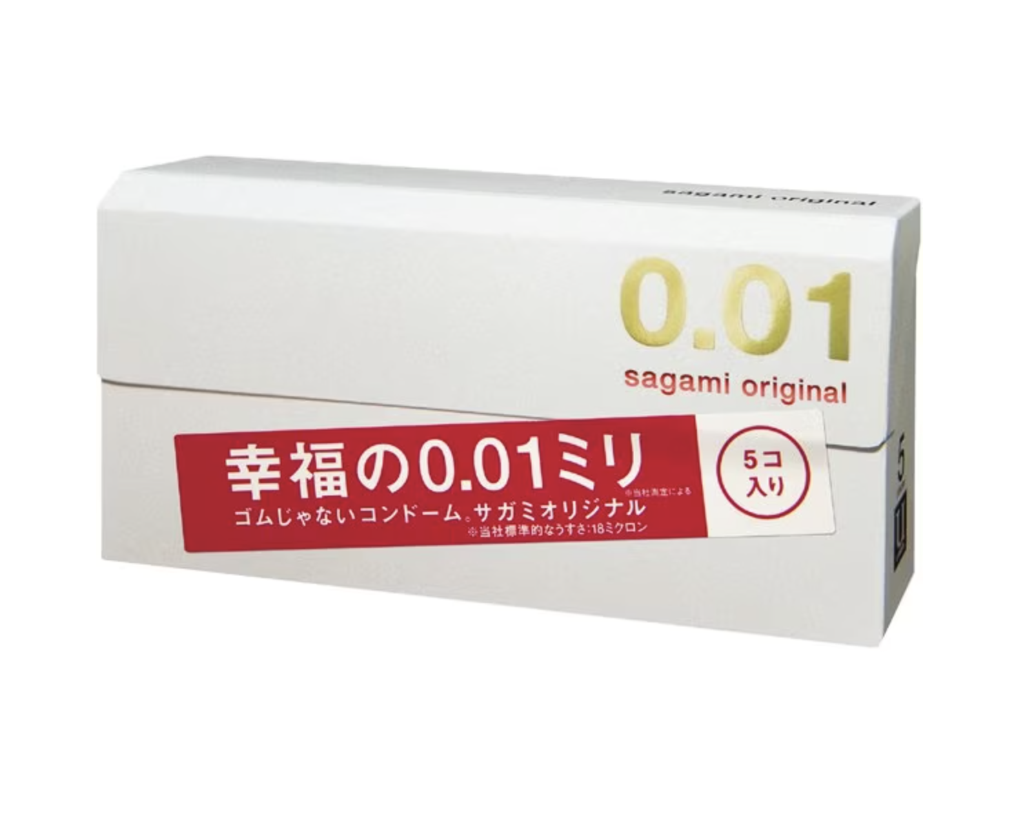 SAGAMI ORIGINAL 安全套 5P　衛生用品 0.01　避孕套