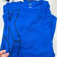 [S] DKNY PAINT SPLATTER TEE,LAPIS BLUE, M2313003-2LB (SD820)